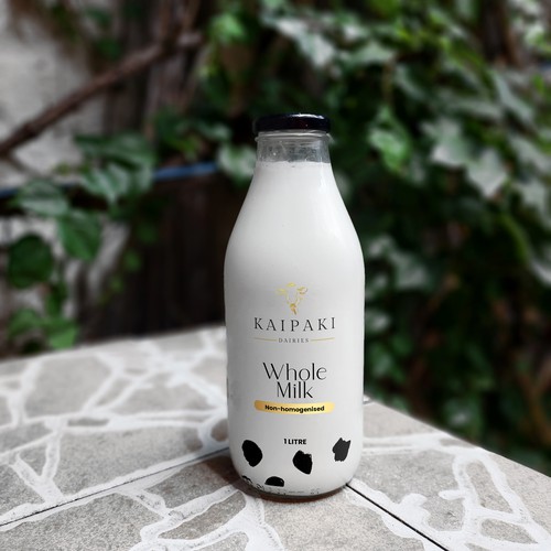 portareさんのWe need a premium milk bottle design for 1 litre glass botltesデザイン