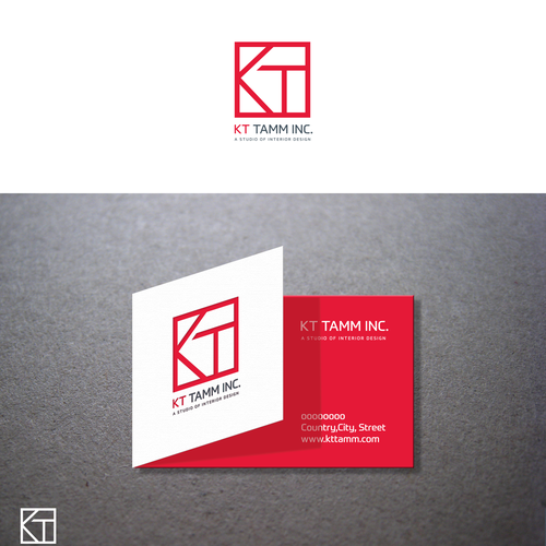 Create a design that highlights my initials "KT" as well as incorporate my business name "KT TAMM,IN Design by itzzzo