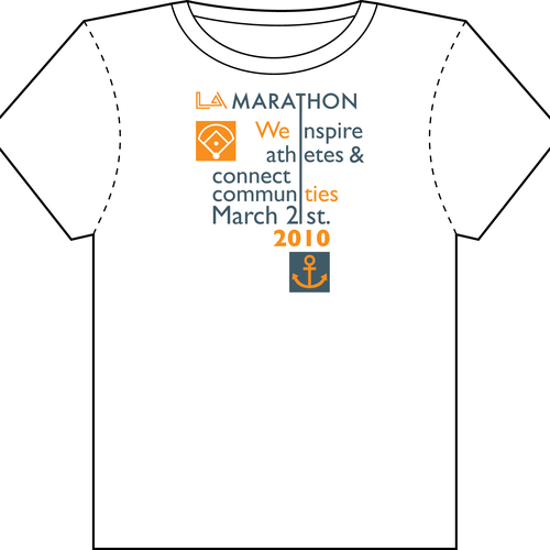 LA Marathon Design Competition Diseño de Brendan Daly