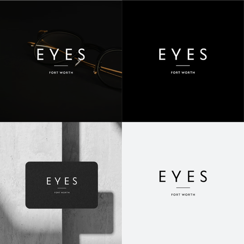 Design a Modern Eyewear Logo for a Distinctive Modern New Location Réalisé par goldenapple