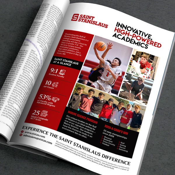 Design by MS Designs97 titled "Education magazine ad"