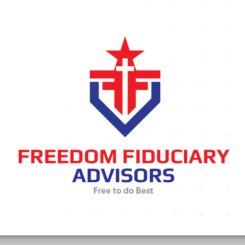 Investment company breaking away from corporate interest looking for fresh patriotic logo. Design by Affineer