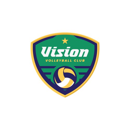 Vision Volleyball Club Design by SangguhDesign