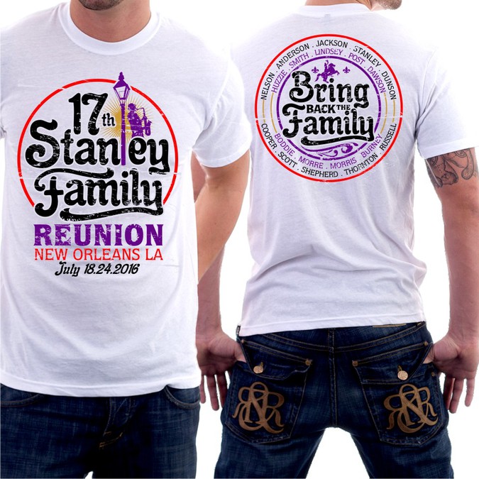 Create a stunning Family Reunion shirt for New Orleans!! | T-shirt contest