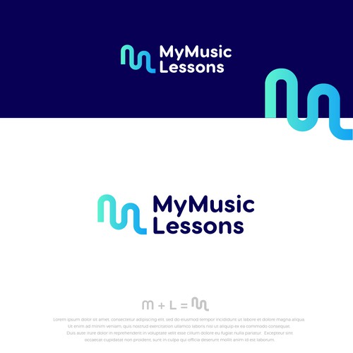 "Learn to play from the heart" Logo for Music Tech business Design by Sarib siddiqui
