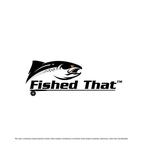 Create a logo for a fishing gear company