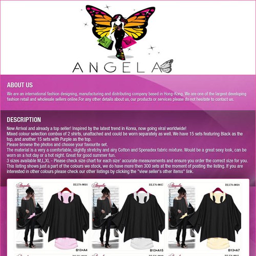 Help Angela Fashion  with a new banner ad Design por MotiifDesign