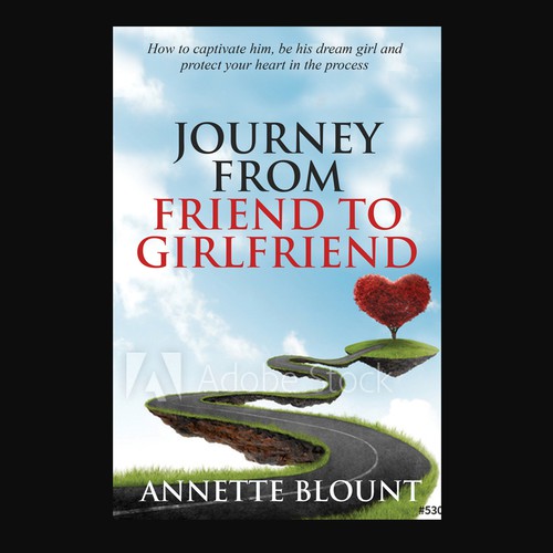 Design a book cover that is fun and playful to help single women experience love beyond friendship Design by DezignManiac