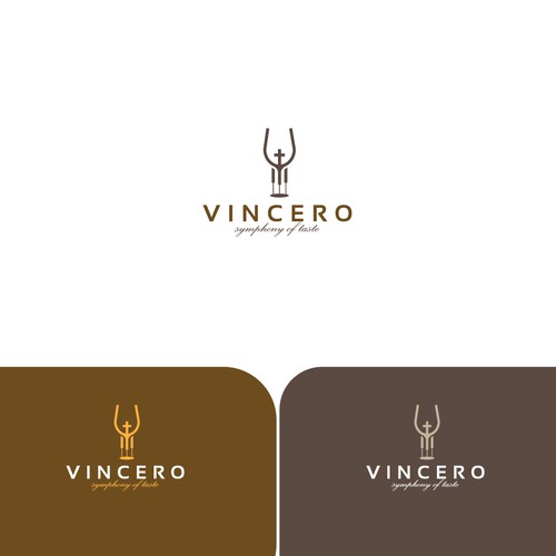 Making a logo in a restaurant (Name is VINCERO) Design réalisé par ✅ LOGO OF GOD ™️