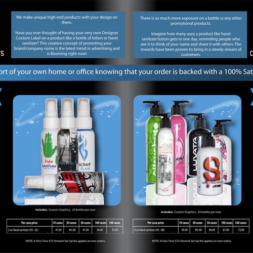 Help Liquid Promo with a new print or packaging design Réalisé par Sssilent