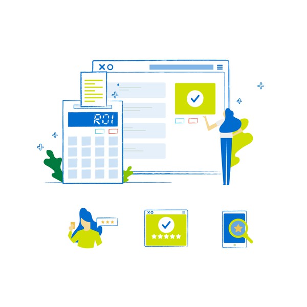 Illustration for Web