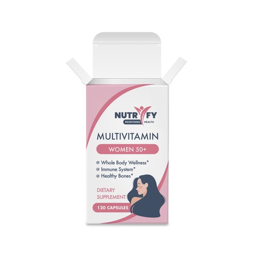 Design Design a premium packaging for Multivitamin for women 50+ brand for Nigerian Consumers di creationMB