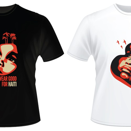 Wear Good for Haiti Tshirt Contest: 4x $300 & Yudu Screenprinter Design por markoturso