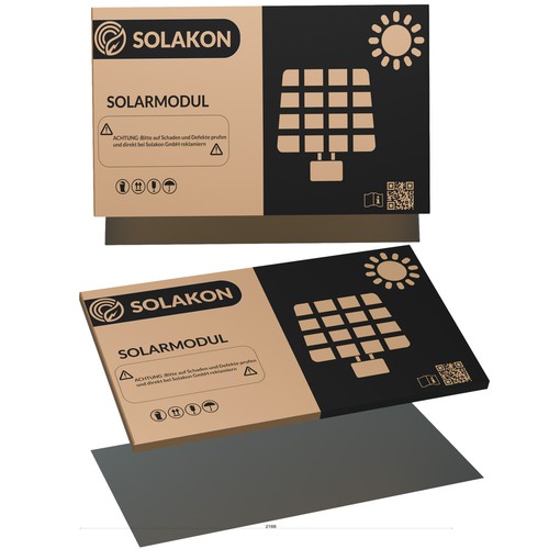 Create a nice Packaging Design for Solar Panels Design by 3D_NBL