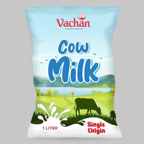 Vachan Cow Milk Design by Moi_Designers