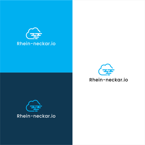 Concise, clear logo for regional data center services, private cloud Design by Koji Antero ❤