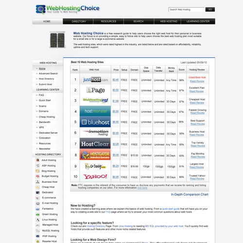 Redesign WebHostingChoice.com Design by Paul Mestereaga