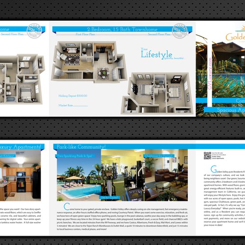 Luxury Apartments Brochure Brochure Contest 99designs
