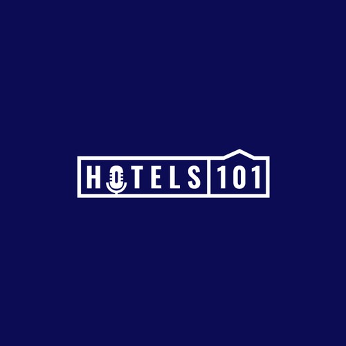 Create a logo for a podcast called - Hotels 101 - incorporate a hotel in the logo Design by Mithuncreation