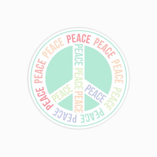 Design A Sticker That Embraces The Season and Promotes Peace デザイン by Zyndrome