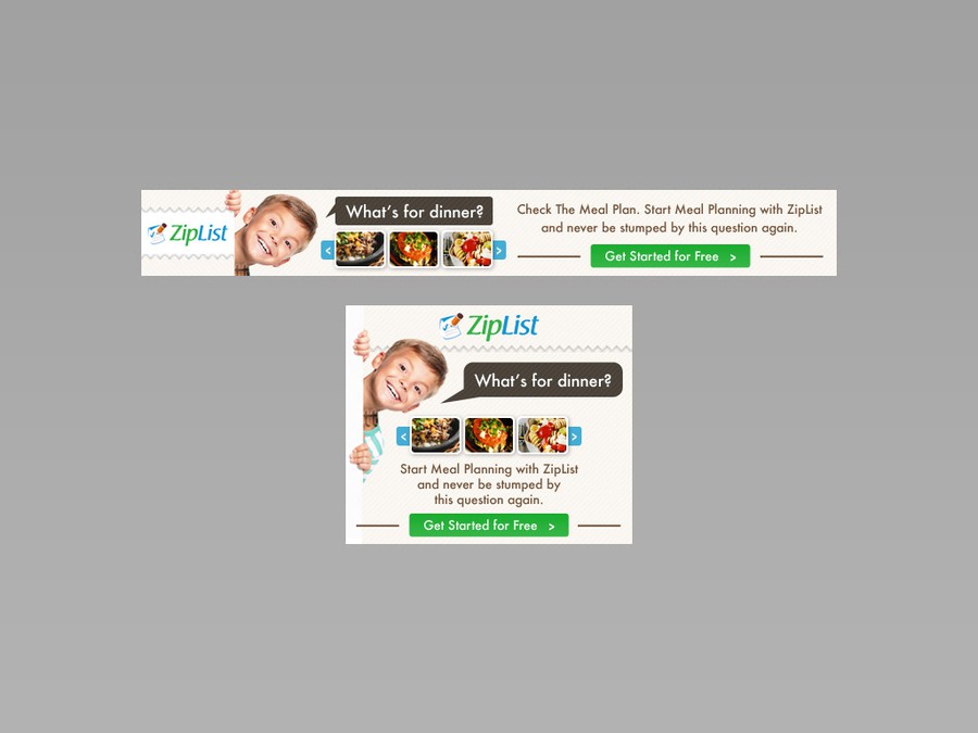 Design Banner Ads For Fun Online Recipe Site Banner Ad Contest
