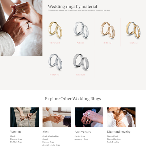 Designs | Design of Wedding Ring and Engagement Ring Website. NO SHOP ...