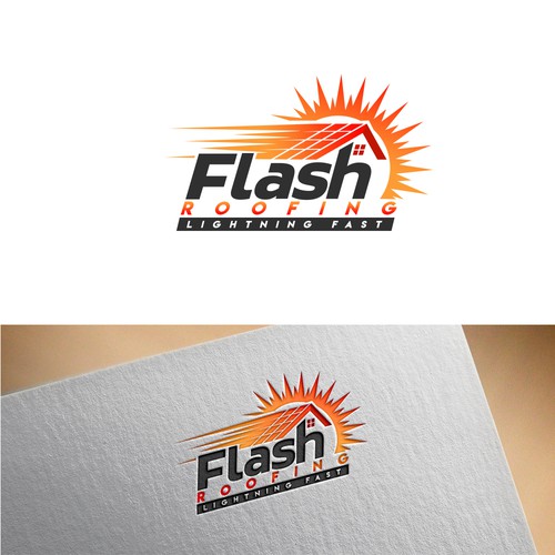 Compete to create a logo for Flash Roofing! Design by Psypen