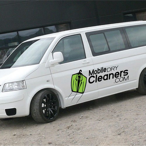 Virtual Mobile Dry Cleaners Branding Logo design contest