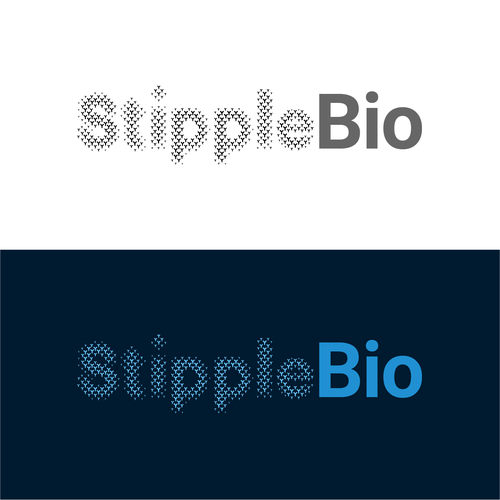 Design a logo for a biotech that uses "molecular stippling" to map out cancer's vulnerabilities Design by Bearro