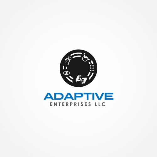 Logo for Technology Firm that Helps Disabled People Design by AngelusDesign