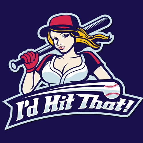 Fun and Sexy Softball Logo Ontwerp door maleskuliah