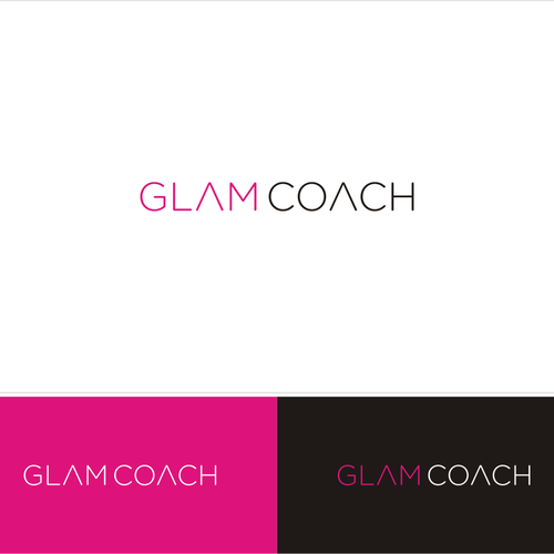 Create a very feminine yet sophisticated logo for glam coach