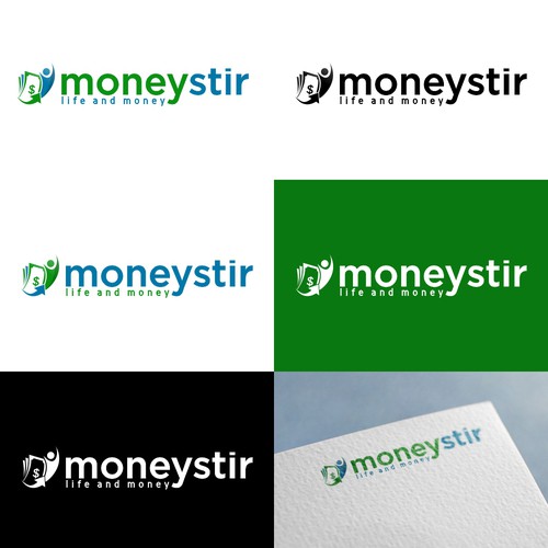Design personal finance blogger logo for Money Stir Design by Ivy Arts