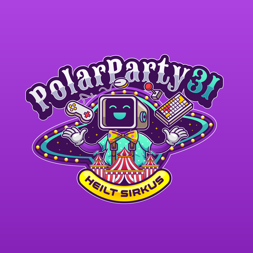 Logo for computer party Design by bayuRIP