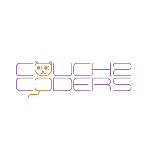 Subtly feminine and fun logo for coding novices Design by Dezione