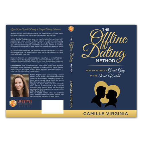Design di Book Cover for The Offline Dating Method Needed di bravoboy