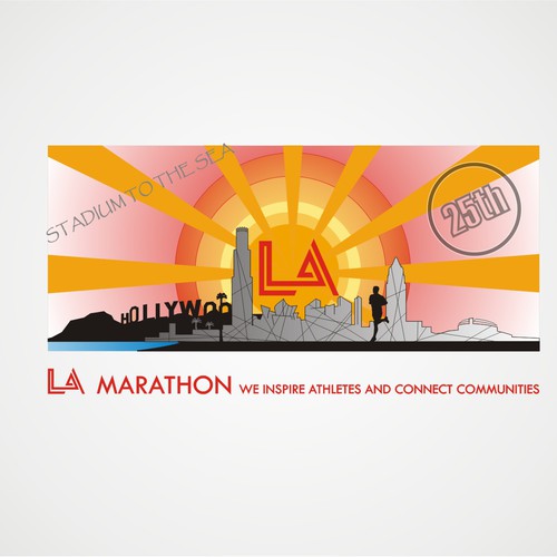 LA Marathon Design Competition Design by lex victor