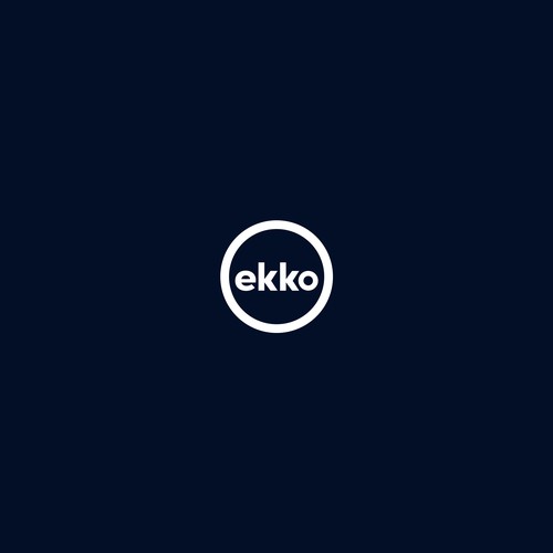 SIMPLE LOGO - ekko Letters then dm after Design by Saveht