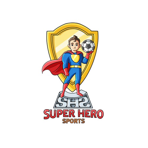 logo for super hero sports leagues Réalisé par KARNAD oge