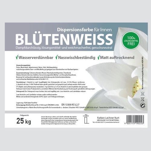 Etiquetas de producto propuesta en el concurso por ionio