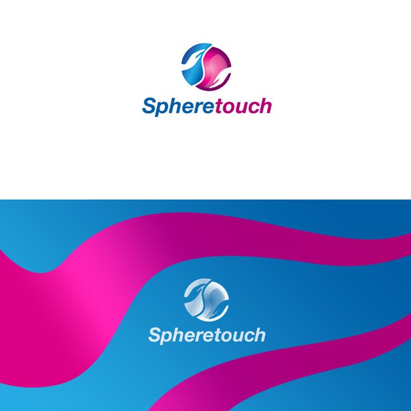 Design by Emaki Atelier titled "logo and business card for Spheretouch"