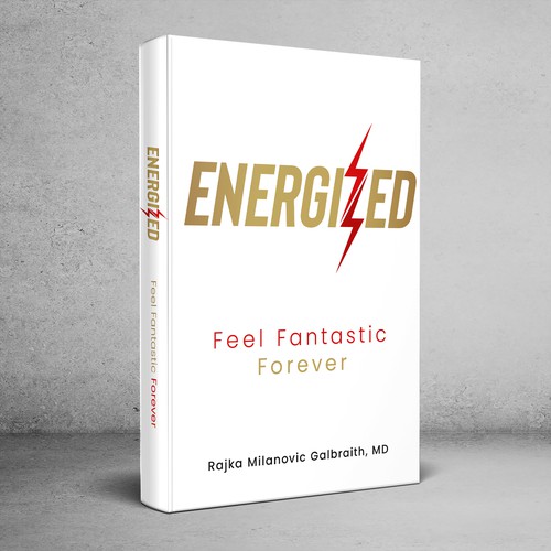 Design a New York Times Bestseller E-book and book cover for my book: Energized Diseño de digitalian