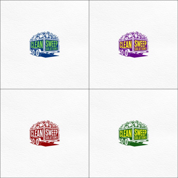 Clean & Reliable Logo Concept for Junk Removal Business