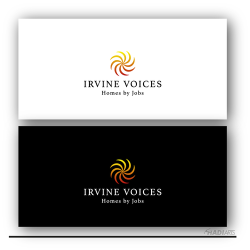 Irvine Voices - Homes for Jobs Logo Design by HadiArts