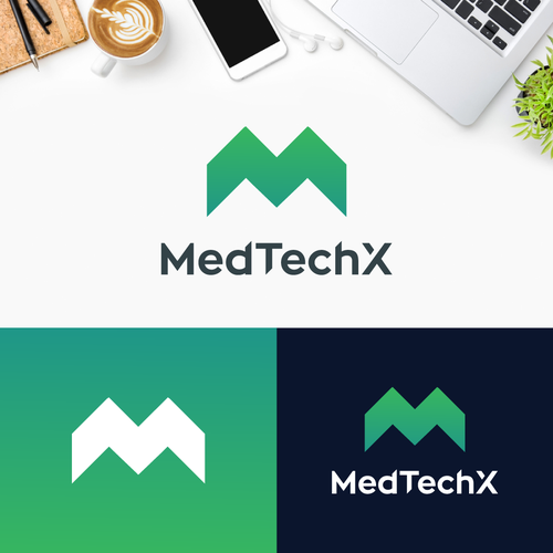 MedTechX logo design Design by SOUFIAN⚡