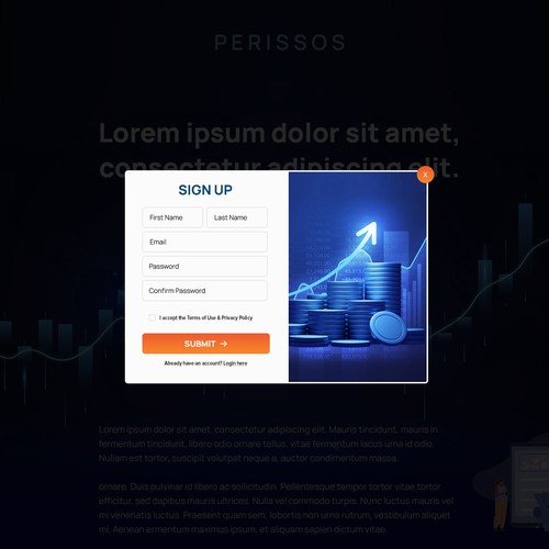 Landing page design contest entry by Atul-Arts