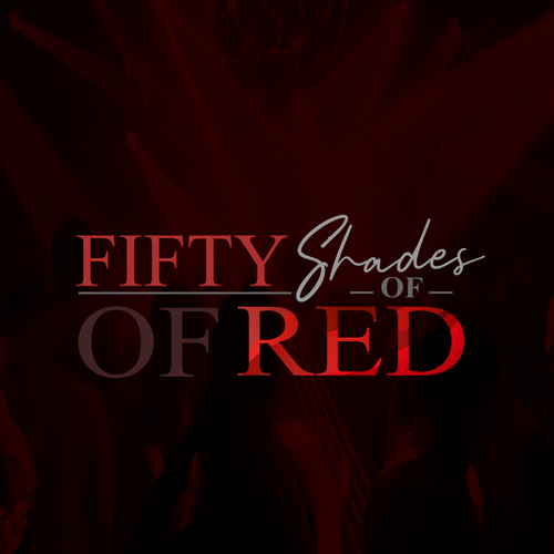 Logo for "50 Shades of Red" themed party Design by LogoLab77