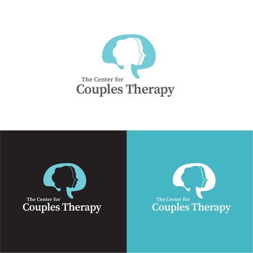 Simple, elegant logo to attract discerning couples therapy clients Design by Guane