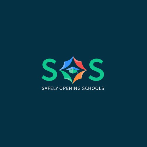 Logo for a group of Super Hero's working to get Kids back to school Design by creative_emon