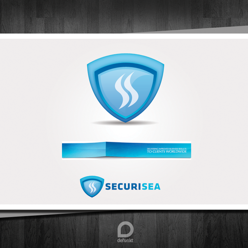 Company logo for infosec company Design by Defunkt